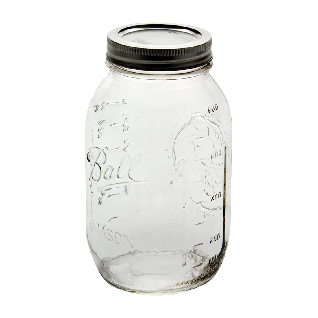 Ball 32 oz regular mouth quart Mason jar with lid and band
