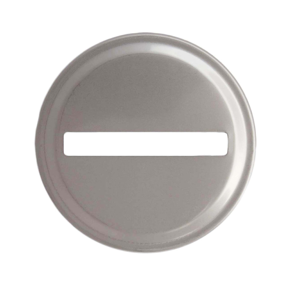 Stainless steel coin insert decor piggy bank regular mouth insert product on white